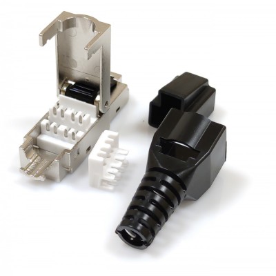 Конектор RJ45 STP кат. 6A, екранований, безінструментальний