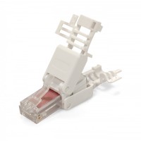 Конектор RJ45 UTP кат. 6, неекранований, безінструментальний Конектор RJ45 UTP кат. 6, неекранований, безінструментальний