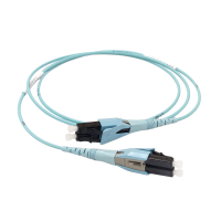ВО патч-корд, LC/UPC-LC/UPC, Uniboot, 2.0мм, (OM3), Duplex, LSZH, (2м.)