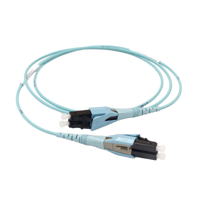 ВО патч-корд, LC/UPC-LC/UPC, Uniboot, 2.0мм, (OM3), Duplex, LSZH, (2м.)