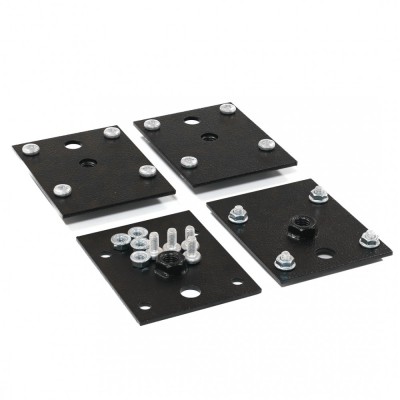 Підсилююча пластина опори ножки стійок (комплект 4шт.) чорна Підсилююча пластина опори ножки стійок (комплект 4шт.) чорна