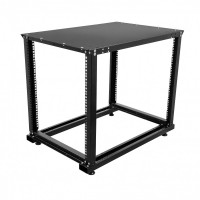 Стійка серверна 12U, глибина 750мм, подвійна, з дахом, чорна, CMS Стійка серверна 12U, глибина 750мм, подвійна, з дахом, чорна, CMS