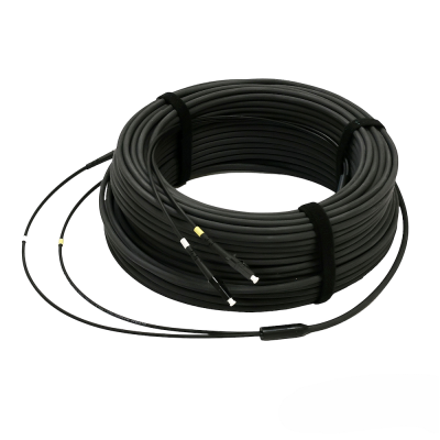 Патчкорд LC/UPC-LC/UPC ММ 5мм, 3мм armored branch, зовнішнього виконання (70м) Duplex